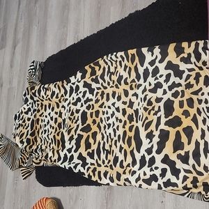 Animal print dress